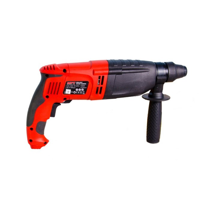 Перфоратор MPT MRHL2607 PROFI, SDS plus 26 мм, 800 Вт, 900 об/хв, 4850 уд/хв, 3 Дж, 3 режими