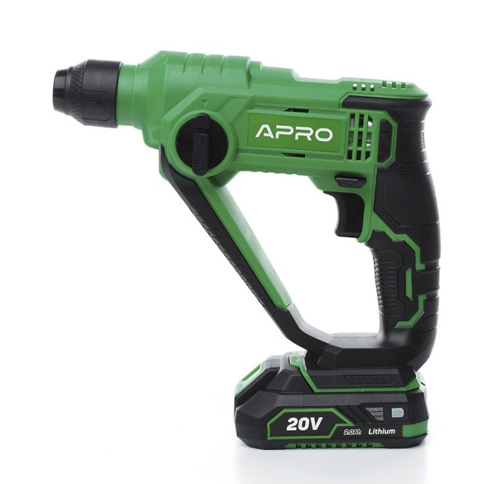 Перфоратор SDS+ APRO 1,5 Дж, 2А, 20CH, 1 АКБ, кейс