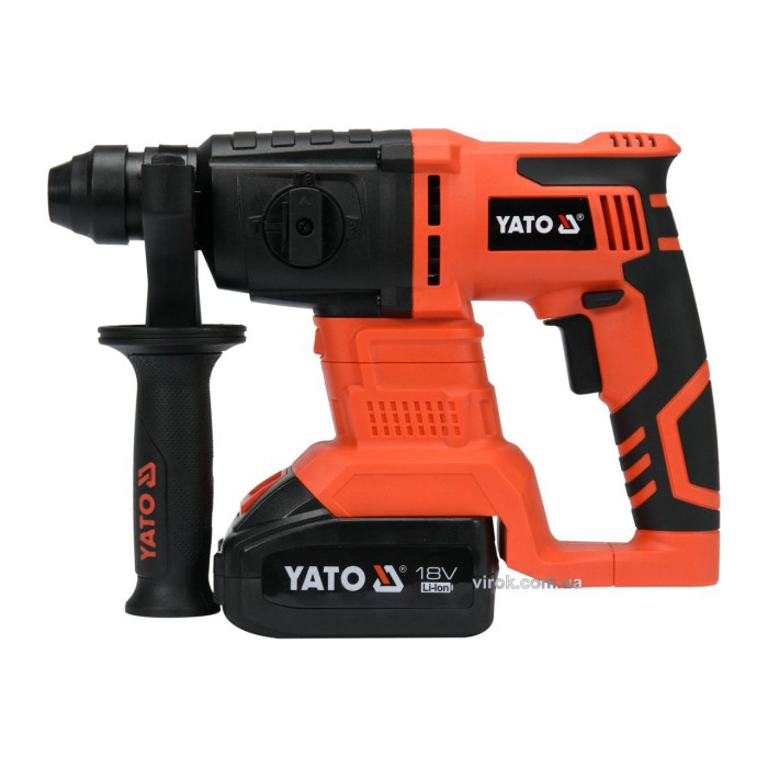 Перфоратор аккумуляторный YATO YT-82770 (SDS+  Li-Ion 18 В 3 Ач)