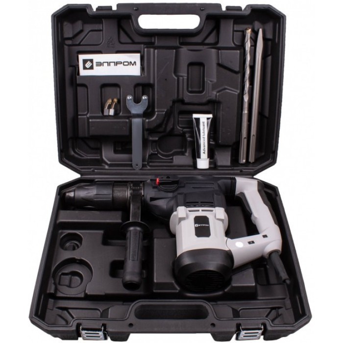 Перфоратор Елпром ЕПЕ-2200МАХ, SDS MAX, 2200 Вт, 630 об/хв, 3800 уд/хв, 8 Дж, 3 режими, кейс Перфоратор Елпром ЕПЕ-2200МАХ, SDS MAX, 2200 Вт, 630 об/хв, 3800 уд/хв, 8 Дж, 3 режими, кейс