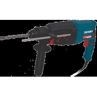 Перфоратор ЗЕНІТ ЗП-1200 ММ, SDS-Plus, 1200 Вт, 1050 об/хв, 5800 уд/хв, 2.8 Дж, 3 режими, кейс, набір буров