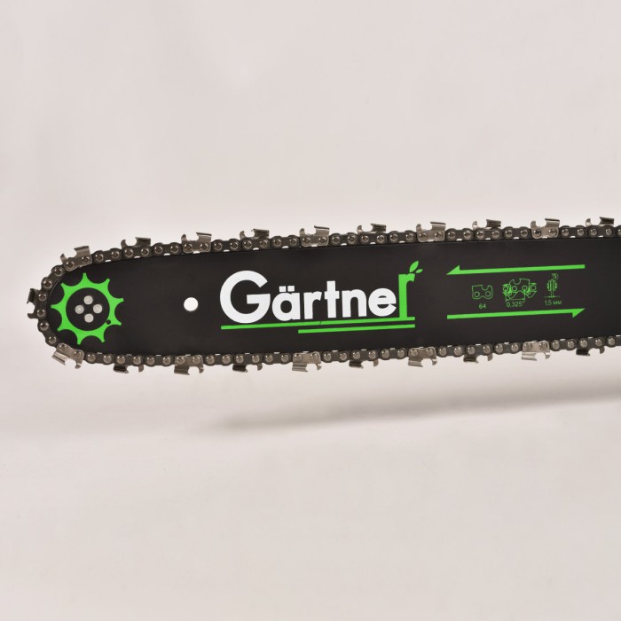 Пила бензинова Gärtner CSG-3040, 3 кВт, 4.1 л. с., 45 см3, шина 406 мм, крок ланцюга 0,325, праймер, легкий пуск