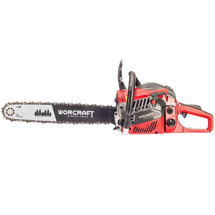 Пила бензинова (бензопила) WORCRAFT GCS52-20E (52 см3, шина 50 см) Пила бензинова (бензопила) WORCRAFT GCS52-20E (52 см3, шина 50 см)