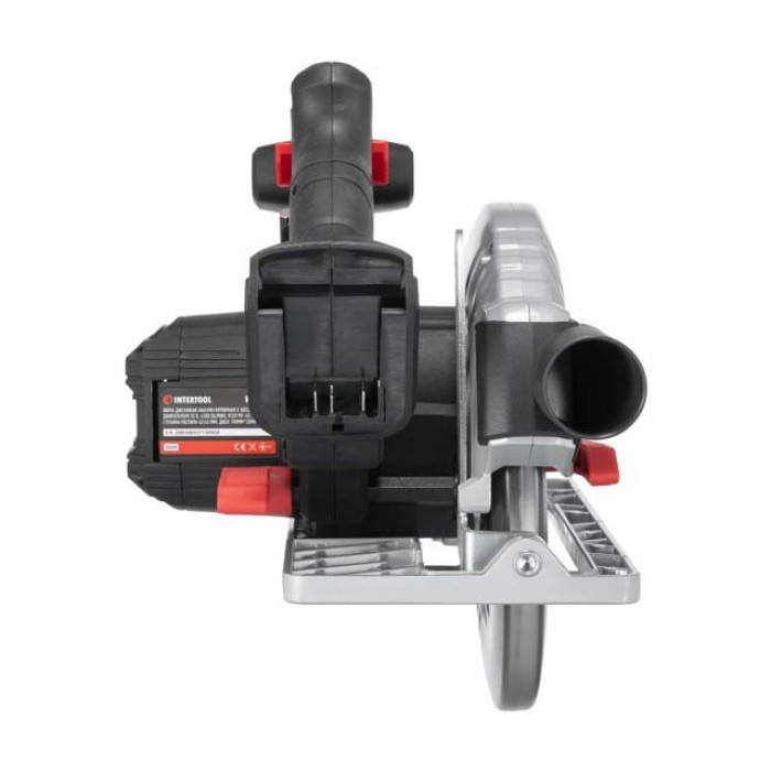 Пила дискова акумуляторна з бесщеточным двигуном INTERTOOL WT-0371, 20, диск 190 мм, 4500 об/хв