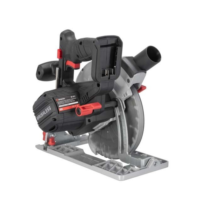 Пила дискова акумуляторна з бесщеточным двигуном INTERTOOL WT-0371, 20, диск 190 мм, 4500 об/хв