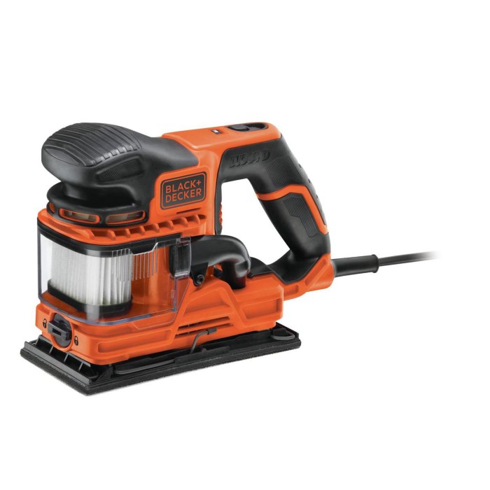 Плоскошліфувальна вібраційна шліфувальна машина BLACK+DECKER KA330EKA-QS (270 Вт, платформа 115 х 230 мм, хід 2 мм)