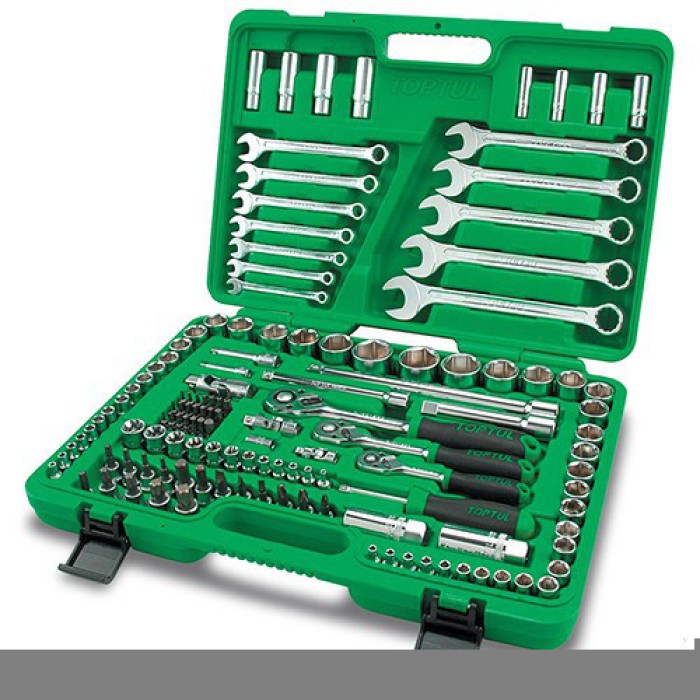 Професійний набір інструментів в кейсі 130ед. TOPTUL GCAI130B