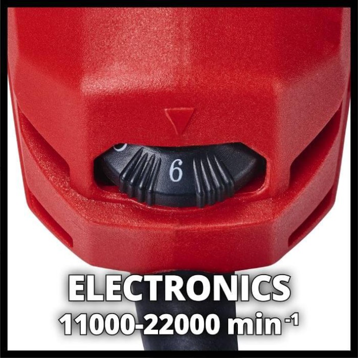 Реноватор Einhell TC-MG 220/1 E, 220 Вт, 11000 - 22000 об/мин, регулировка оборотов, насадки, пылеудаление