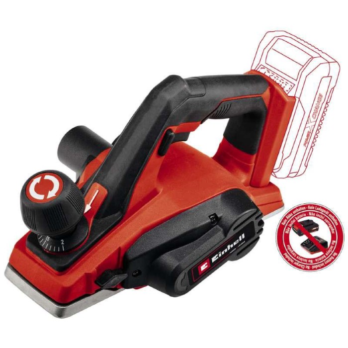 Рубанок аккумуляторный Einhell TE-PL 18/82 Li - Solo (без аккумулятора)