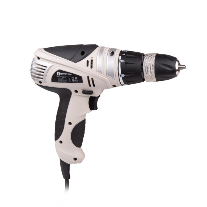 Сетевой шуруповерт Элпром ЭШС-810, 810 Вт, 750 об/мин, быстрозажимной патрон, регулировка момента затяжки