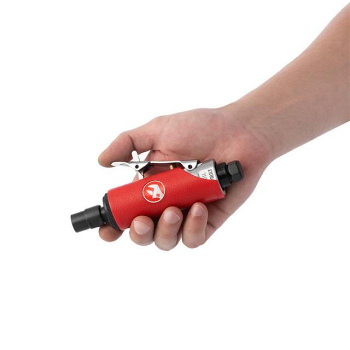 Шлифмашина пневматическая INTERTOOL PT-1003, в чемодане 1/4'' мини + набор шлифовальных камней 10ед.