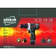 Шуруповёрт аккумуляторный Spektr SCD-18-38 (набор инструментов, кейс)