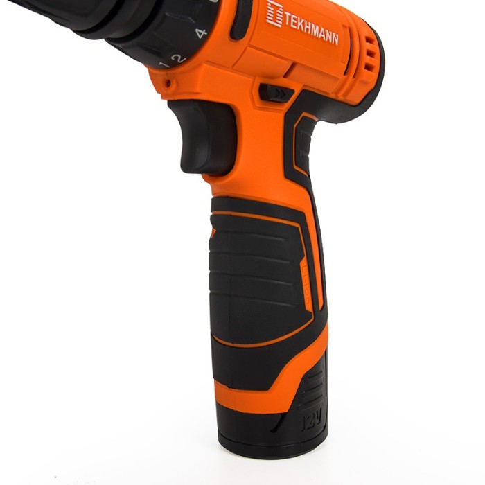 Шуруповерт акумуляторний Tekhmann TCD-12 QC Li, 2 акк., 1.5 А/год, 1400 об/хв, 2 швидкості, LED підсвічування, кейс Шуруповерт акумуляторний Tekhmann TCD-12 QC Li, 2 акк., 1.5 А/год, 1400 об/хв, 2 швидкості, LED підсвічування, кейс