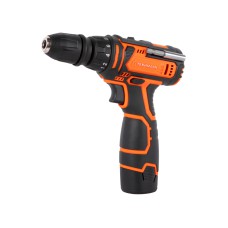 Шуруповерт аккумуляторный Tekhmann TCD-12 S2 BS Kit, 2 акк., DFR патрон, подсветка,кейс