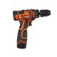 Шуруповерт аккумуляторный Tekhmann TCD-12 S2 BS Kit, 2 акк., DFR патрон, подсветка,кейс