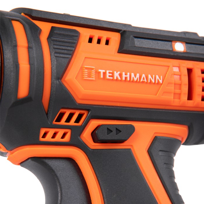 Шуруповерт аккумуляторный Tekhmann TCD-12 S2 BS Kit, 2 акк., DFR патрон, подсветка,кейс