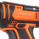 Шуруповерт аккумуляторный Tekhmann TCD-12 S2 BS Kit, 2 акк., DFR патрон, подсветка,кейс