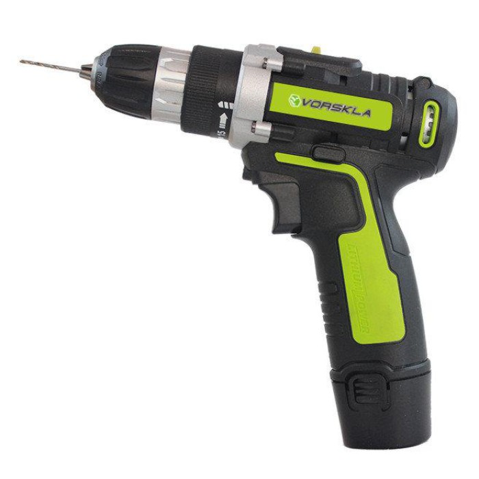 Шуруповерт акумуляторний VORSKLA ПМЗ 12/2Li (12 В, 1,5 Аг, одна АКБ)