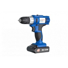 Шуруповерт акумуляторний Витязь ДА-18/2 Л, 18, Li-on, 2 акк, 2 А/год, 350-1350 об/хв, 2 шв., 20 Нм, кейс