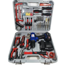 Шуруповерт аккумуляторный Витязь ДА 18-2ЛН с набором инструментов