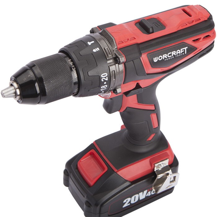Шуруповерт акумуляторний ударний Worcraft CHD-S20Li, 20, Li-ion, 1650 об/хв, 50 Нм, LED-підсвічування Шуруповерт акумуляторний ударний Worcraft CHD-S20Li, 20, Li-ion, 1650 об/хв, 50 Нм, LED-підсвічування