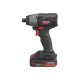 Шуруповерт ударний (гвинтоверт) акумуляторний INTERTOOL WT-0362, безщітковий двигун, 20 В