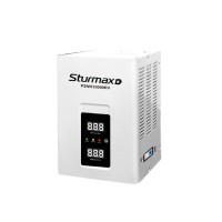 Стабилизатор напряжения релейный LED 5000 ВA настенный Sturmax PSM935000RV