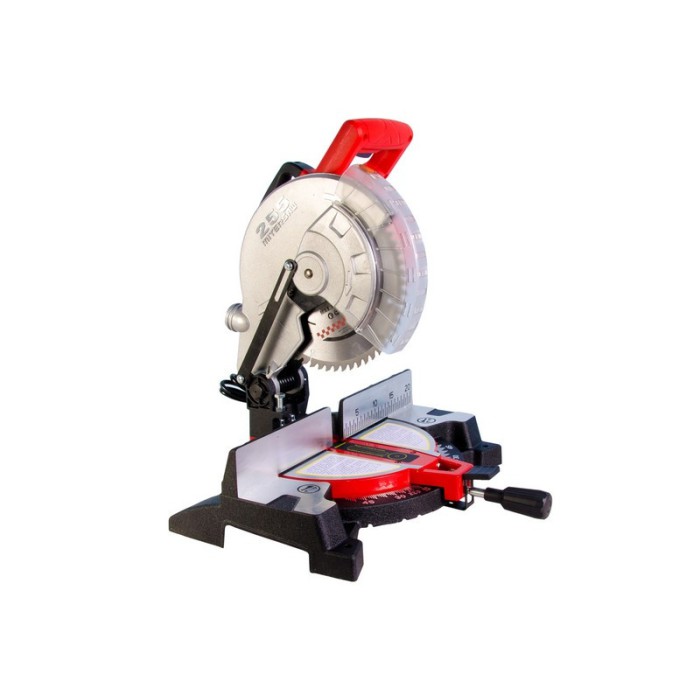 Станок торцовочный по дереву MPT MMS2503 PROFI, 2200 Вт, 255*25.4 мм, 4500 об/мин, платформа 0-45*