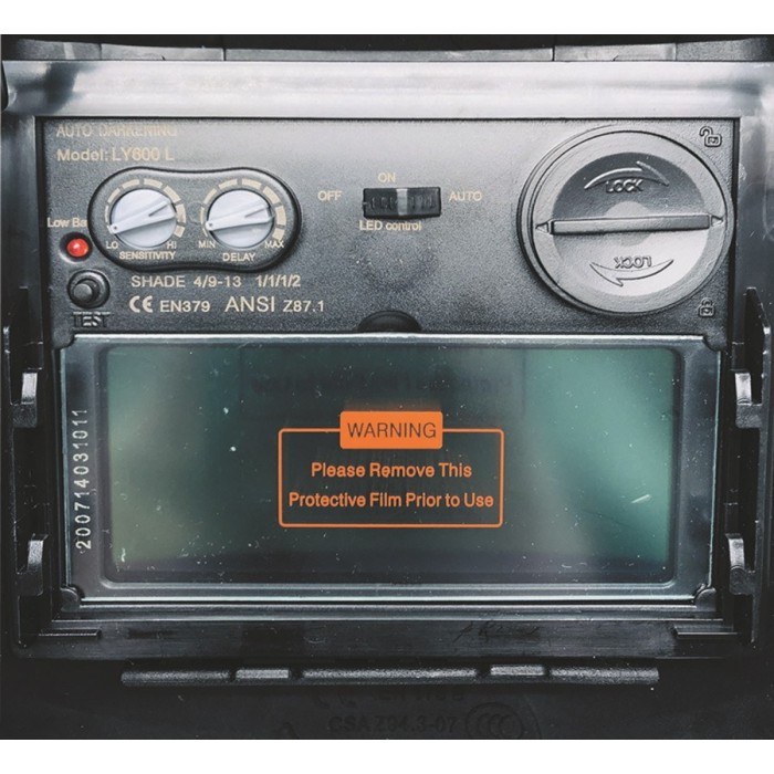 Зварювальна маска хамелеон Spektr АМС-9000 (3 регулювання, LED-підсвітка)