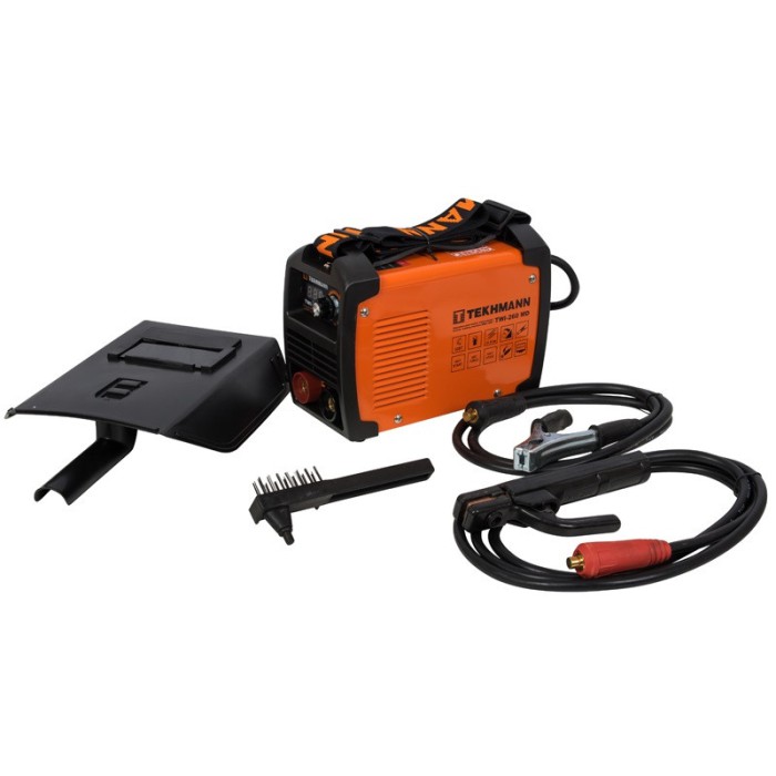 Зварювальний апарат Tekhmann TWI-260 MD, 220 В, 7.3 кВт, зварювальний струм 20-260 А, діаметр електрода 1.6-4.0 мм