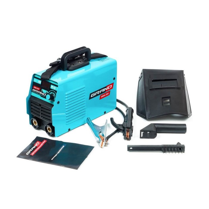 Зварювальний інвертор Grand ММА-360К (дисплей, в кейсі)