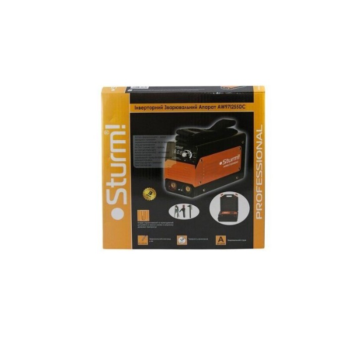 Зварювальний інвертор Sturm AW97I255D (255А, кнопка)