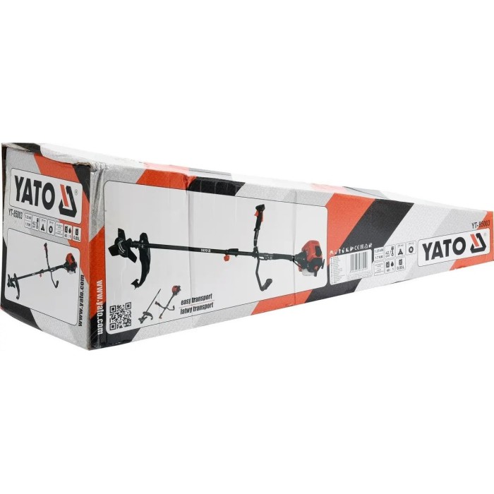 Тример бензиновий YATO YT-85003, 1250 Вт 42.7 см3 0.85 л