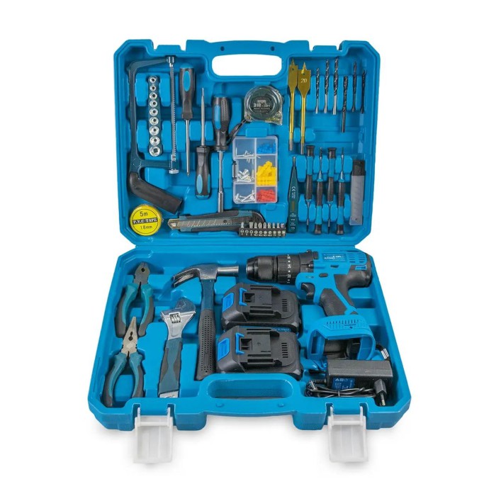 Ударний акумуляторний шурупокрут з набором інструментів KRAISSMANN 2133 E-ABS-S1 20/2, 2 АКБ Ударний акумуляторний шурупокрут з набором інструментів KRAISSMANN 2133 E-ABS-S1 20/2, 2 АКБ