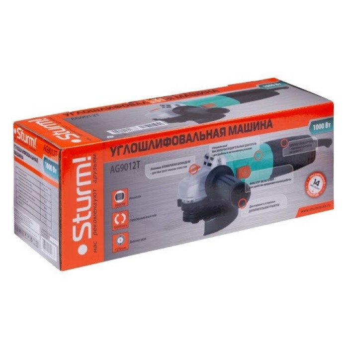 Кутова шліфувальна машина Sturm AG9012T