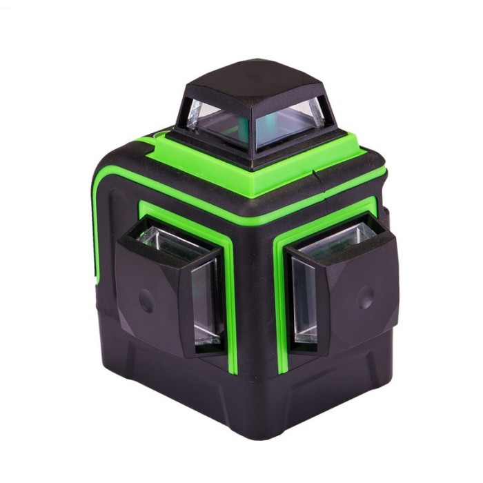 Уровень лазерный MASTERTOOL 30-1913, H360+2*V360, 3 лазерные головки GREEN, 0.2мм/м, 10м, Li-ion, сумка