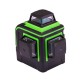 Уровень лазерный MASTERTOOL 30-1913, H360+2*V360, 3 лазерные головки GREEN, 0.2мм/м, 10м, Li-ion, сумка