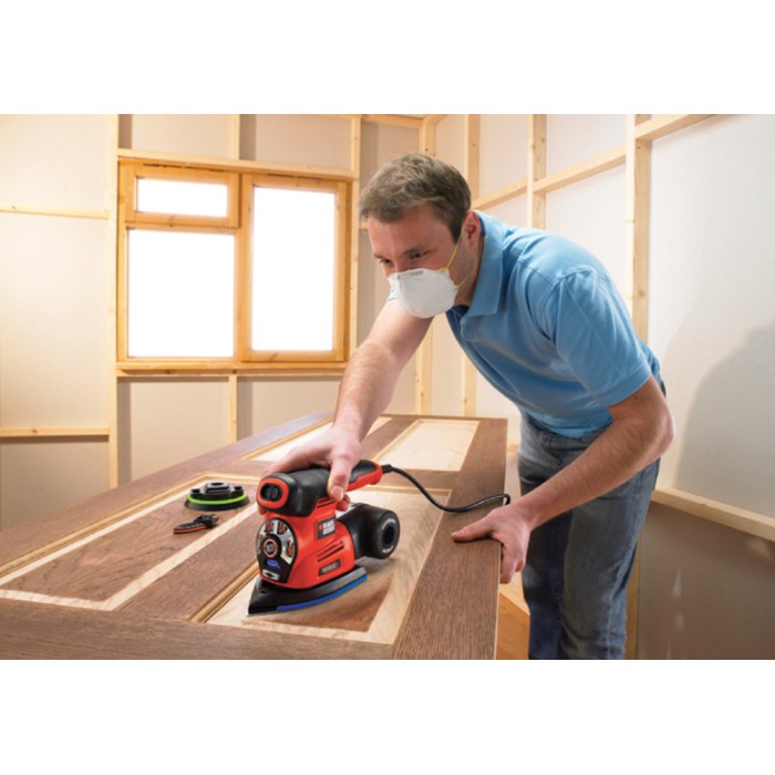 Вибрационная шлифмашина Black+Decker KA280K-QS, 220 Вт
