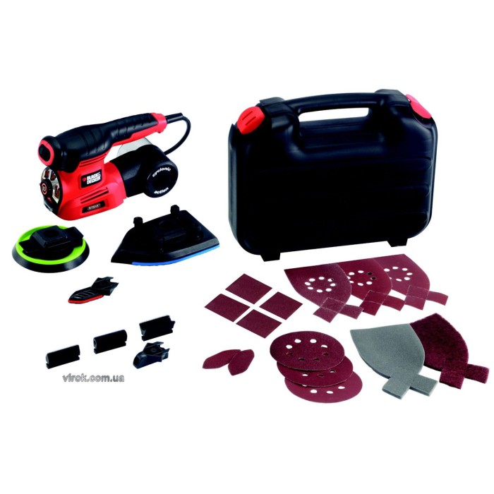 Вибрационная шлифмашина Black+Decker KA280K-QS, 220 Вт