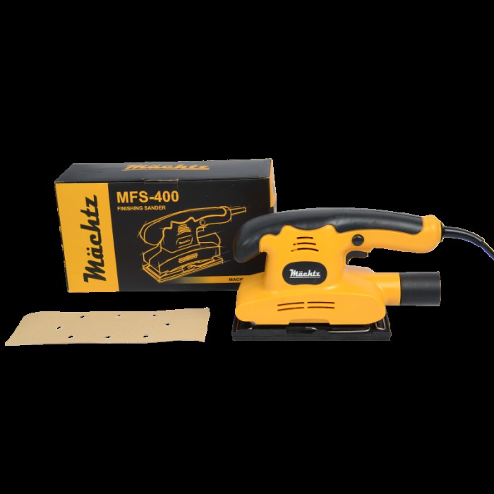 Вібраційна шліфувальна машина Machtz MFS-400, 400 Вт, 11000 об/хв, розмір платформи 90х187 мм