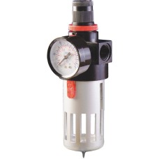 Повітряний фільтр + редуктор MasterTool 81-8553, мет., 1/2"