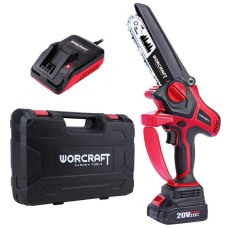 Акумуляторна безщіткова міні-пилка ланцюгова WORCRAFT CHS‑S20LiBM
