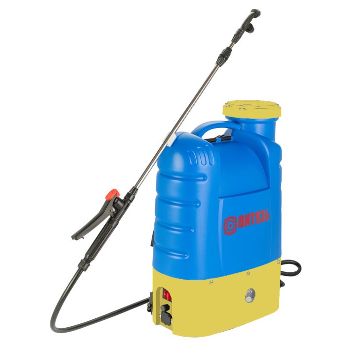 Акумуляторний обприскувач ВІТЯЗЬ АО-16/3 (16 л, 3 насадки в комплекті) Акумуляторний обприскувач ВІТЯЗЬ АО-16/3 (16 л, 3 насадки в комплекті)