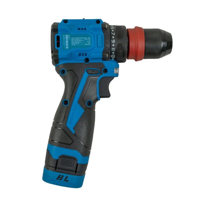 Акумуляторний шурупокрут KRAISSMANN 103 S-ABS-BL 16.8В, 2 АКБ, 1.5 а/г, 45 НМ, DFR патрон, кейс