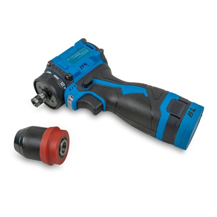 Акумуляторний шурупокрут KRAISSMANN 103 S-ABS-BL 16.8В, 2 АКБ, 1.5 а/г, 45 НМ, DFR патрон, кейс