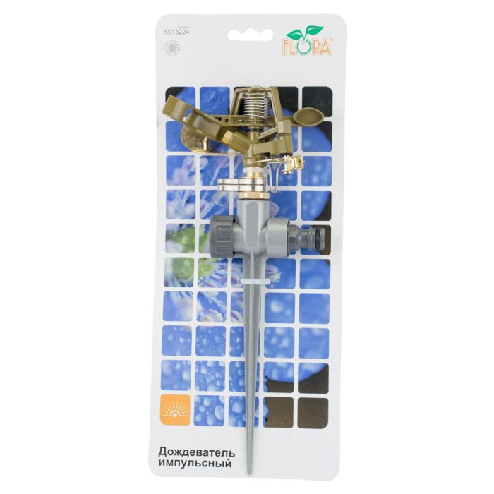 Дощівник імпульсний на металевому кілочку (BRASS+AL) FLORA (5013224)