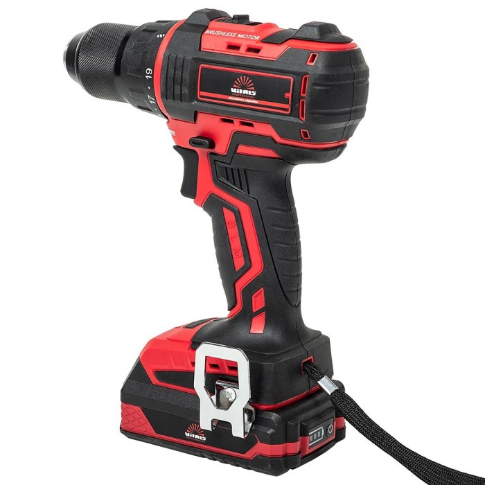 Дриль-шуруповерт акумуляторна Vitals Professional AUpd 18/2tli Brushless kit, 18 В, безщітковий двигун