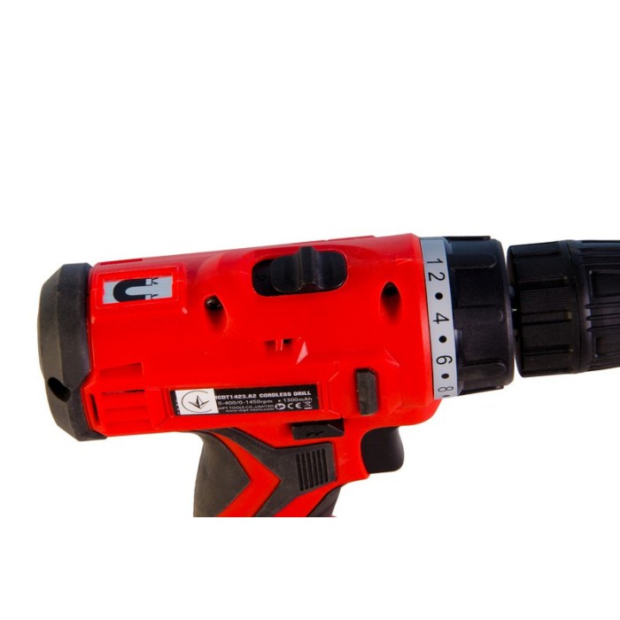 Дрель - шуруповерт аккумуляторная MPT MCDT1423.A2, 14.4V, Li-ion,1.3 Ач, 2 скор. 0-10 мм, 2 АКБ, кейс