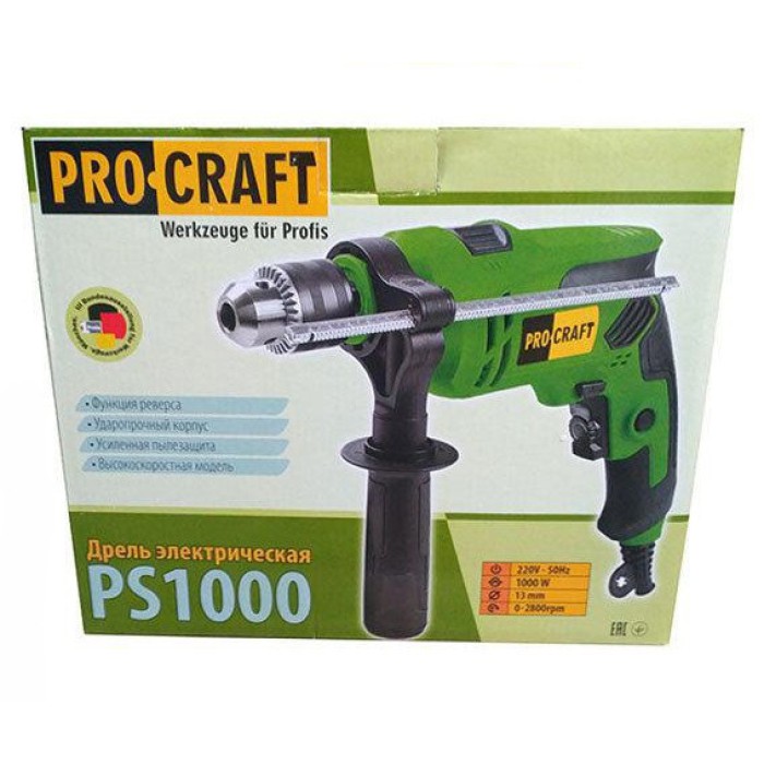 Дриль PROCRAFT PS-1000 ударна Дриль PROCRAFT PS-1000 ударна