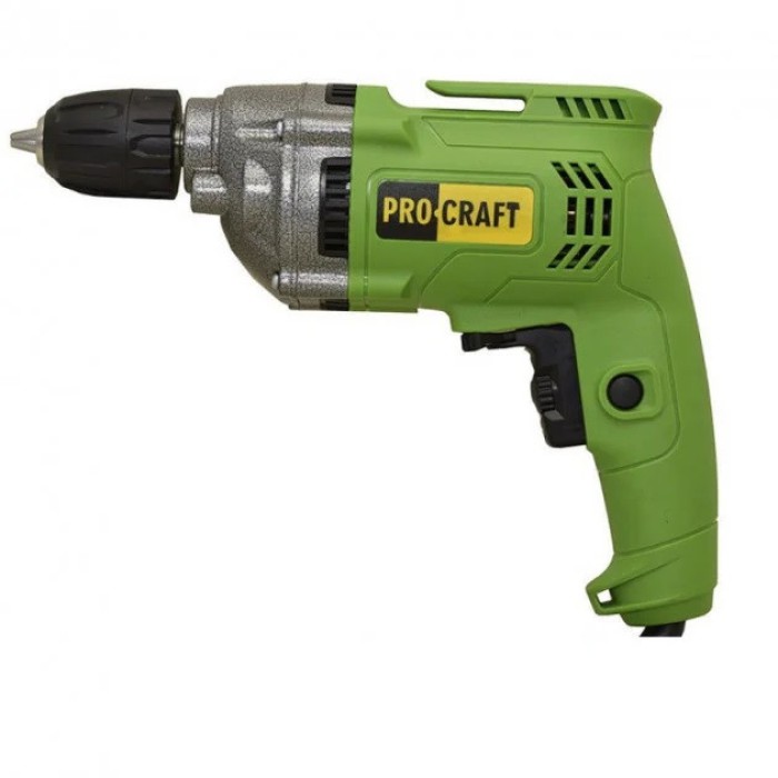 Дриль Procraft PS-800 PRO безударний, 800 Вт, 2800 об/хв, швидкозатискний патрон